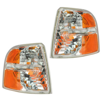 TRQ® - Driver and Passenger Side Replacement Turn Signal/Corner Lights