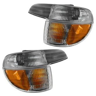 TRQ® - Driver and Passenger Side Replacement Turn Signal/Parking Lights