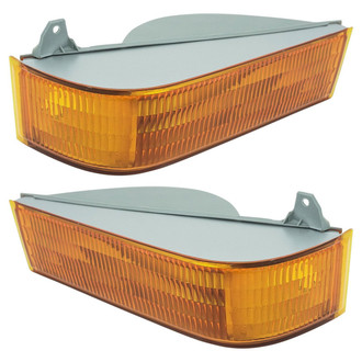 TRQ® - Driver and Passenger Side Replacement Turn Signal/Parking Light