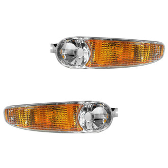 TRQ® - Driver and Passenger Side Replacement Turn Signal/Parking Lights