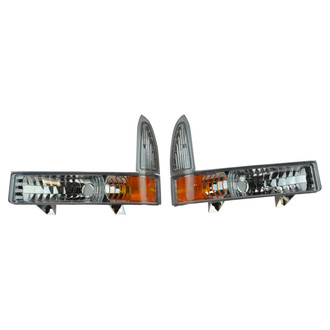 TRQ® - Driver and Passenger Side Replacement Turn Signal/Parking Lights