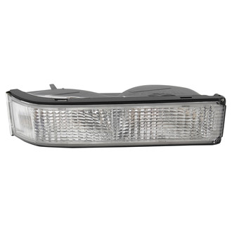 TRQ® - Passenger Side Replacement Turn Signal/Parking Light Lens and Housing