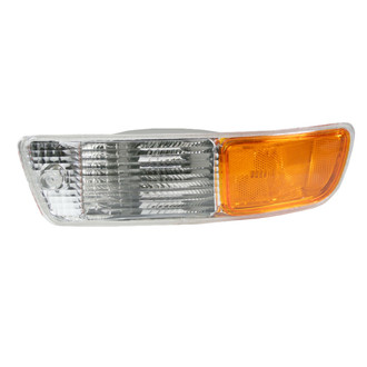 TRQ® - Driver Side Replacement Turn Signal/Parking Light Lens and Housing