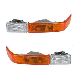 TRQ® - Driver and Passenger Side Replacement Turn Signal/Parking Lights