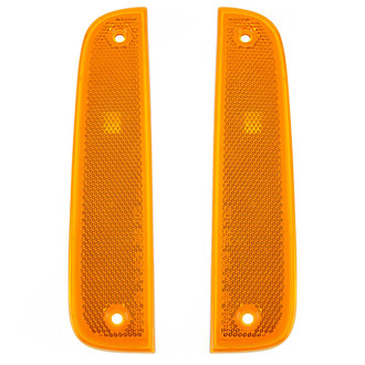 TRQ® - Driver and Passenger Side Replacement Side Marker Lights