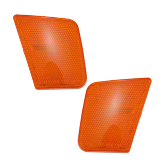 TRQ® - Driver and Passenger Side Lower Replacement Side Marker Lights