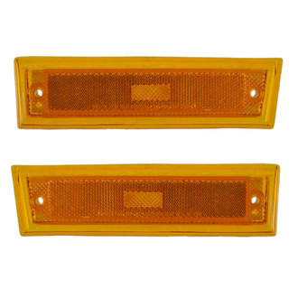 TRQ® - Driver and Passenger Side Replacement Side Marker Lights
