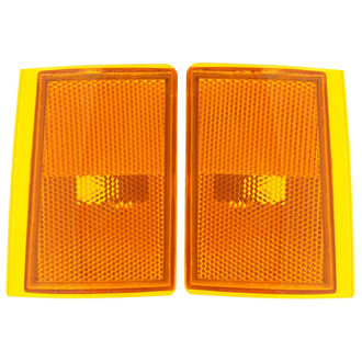 TRQ® - Driver and Passenger Side Lower Replacement Turn Signal/Corner Lights
