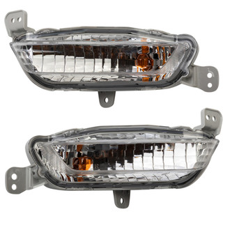 TRQ® - Driver and Passenger Side Replacement Turn Signal/Parking Lights