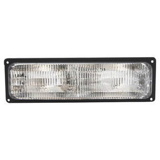 TRQ® - Driver Side Replacement Turn Signal/Parking Light Lens and Housing