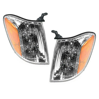 TRQ® - Driver and Passenger Side Replacement Turn Signal/Corner Lights