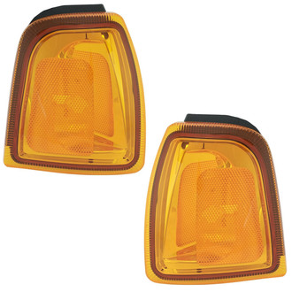 TRQ® - Driver and Passenger Side Replacement Turn Signal/Corner Lights