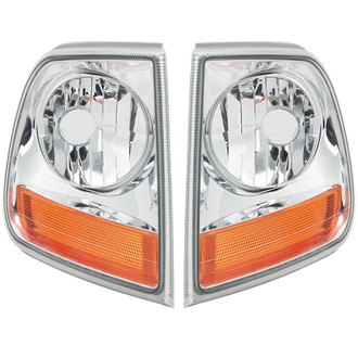 TRQ® - Driver and Passenger Side Replacement Turn Signal/Corner Lights
