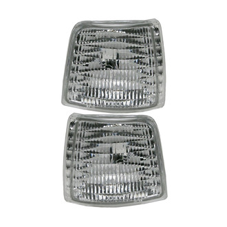 TRQ® - Driver and Passenger Side Replacement Turn Signal/Corner Lights