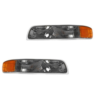 TRQ® - Driver and Passenger Side Replacement Turn Signal/Parking Lights