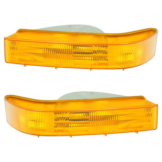 TRQ® - Driver and Passenger Side Replacement Turn Signal/Parking Lights