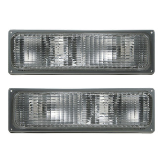 TRQ® - Driver and Passenger Side Replacement Turn Signal/Parking Lights