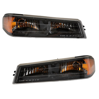 TRQ® - Driver and Passenger Side Replacement Turn Signal/Parking Lights