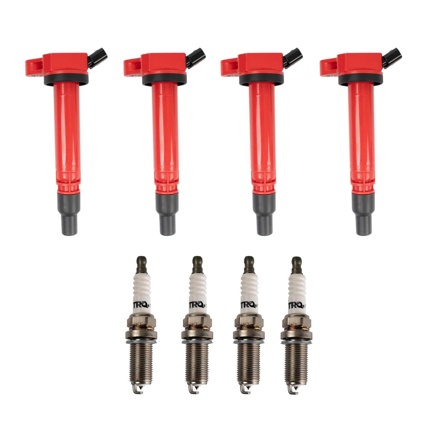 TRQ Premium Performance Ignition Coil Pack - Set Of 4 For GM Vehicles (2013-2019) - Direct Fit