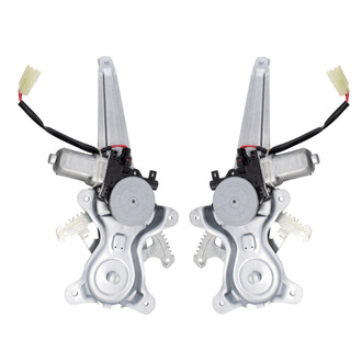 TRQ® - Rear Driver and Passenger Side Window Regulator Kit