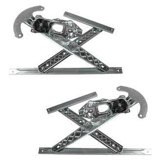 TRQ® - Front Driver and Passenger Side Power Window Regulator without Motor