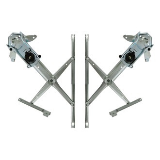 TRQ® - Front Driver and Passenger Side Power Window Regulator without Motor