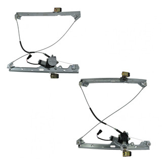 TRQ® - Front Driver and Passenger Side Power Window Regulator and Motor Assembly