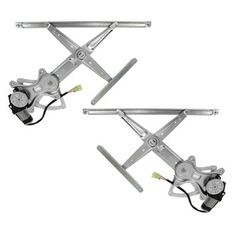 TRQ® - Front or Rear Driver and Passenger Side Power Window Regulator and Motor Assembly