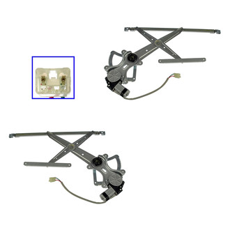 TRQ® - Front Power Window Regulator and Motor Assembly
