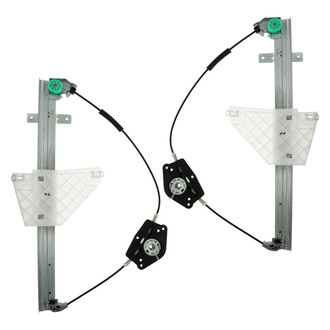 TRQ® - Rear Driver and Passenger Side Power Window Regulator without Motor