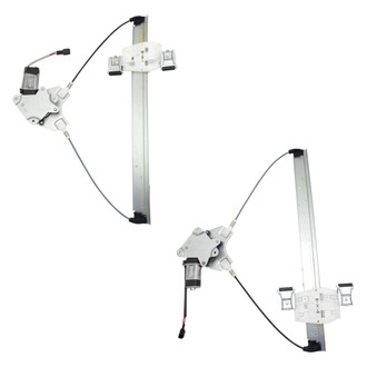 TRQ® - Rear Driver and Passenger Side Power Window Regulator without Motor