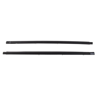TRQ® - Front Outer Driver and Passenger Side Door Window Belt Weatherstrip Kit