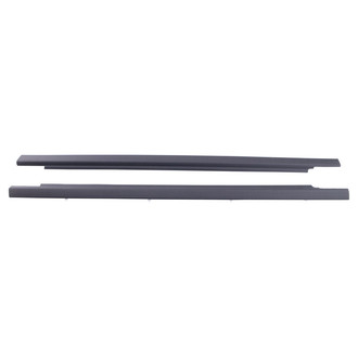 TRQ® - Front Outer Driver and Passenger Side Door Window Belt Weatherstrip Kit