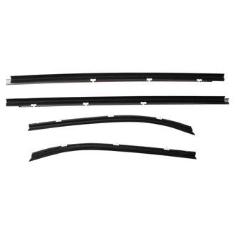 TRQ® - Front and Rear Outer Door Window Belt Weatherstrip Kit