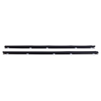 TRQ® - Outer Driver and Passenger Side Door Window Belt Weatherstrip Kit