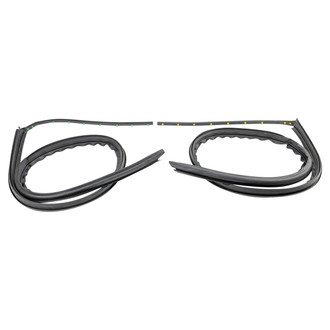 TRQ® - Front Driver and Passenger Side Roof Panel Weatherstrip Set