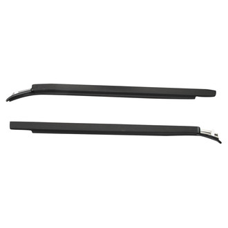 TRQ® - Rear Driver and Passenger Side Door Window Belt Weatherstrip