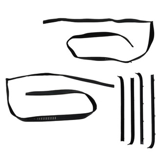 TRQ® - Rear Door Window Belt Weatherstrip Kit