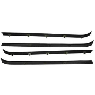TRQ® - Front Door Window Belt Weatherstrip Kit