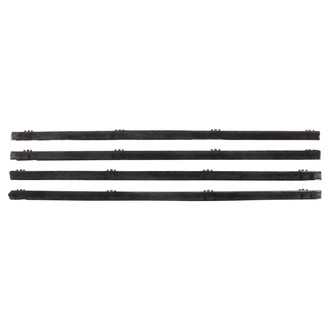 TRQ® - Inner and Outer Driver and Passenger Side Door Window Belt Weatherstrip Kit