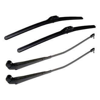 TRQ® - Windshield Wiper Arm and Blade Kit