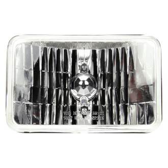 Truck-Lite® - 4x6" Rectangular Chrome Crystal Headlight (H4656, 165mm)