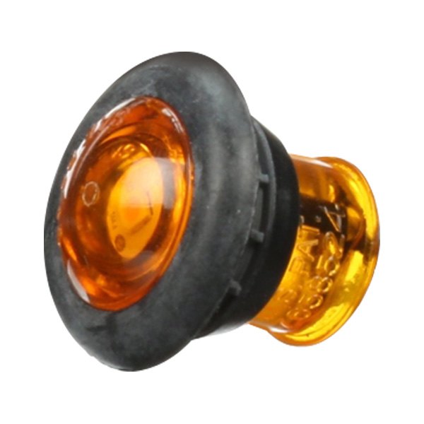 Truck-Lite® - 33 Series Dual Function 0.75" Round Amber LED Side Marker Light