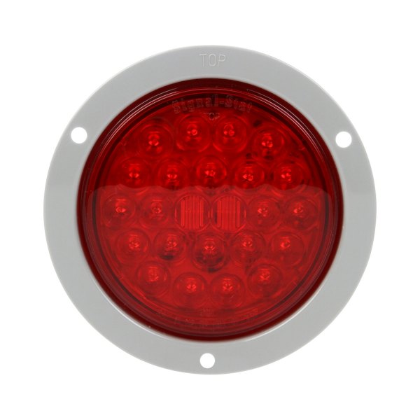 Truck-Lite® - Signal-Stat™ 4" Chrome/Red Round LED Tail Light