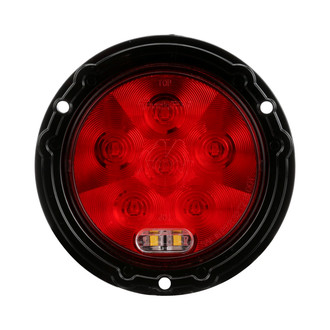 Truck-Lite® - Super 44 Series 4" Round Chrome/Red LED Tail Light