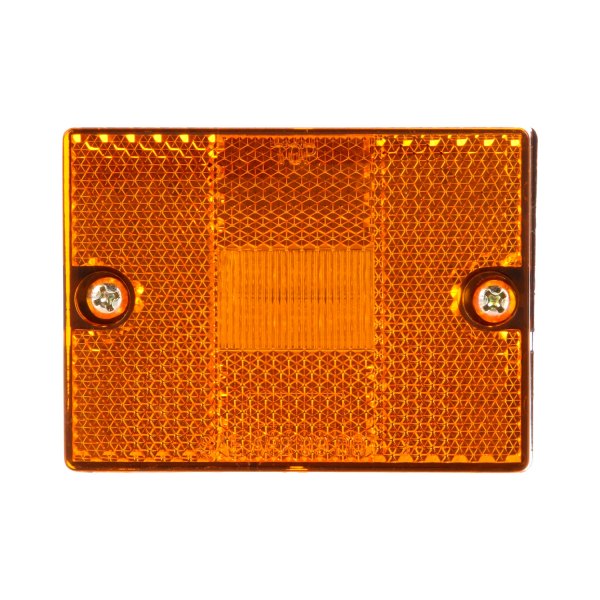 Truck-Lite® - Signal-Stat™ 3x2" Rectangular Chrome/Amber LED Turn Signal/Parking Light