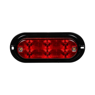 Truck-Lite® - 60 Series 6"x2" Rectangular Black/Red LED Tail Light