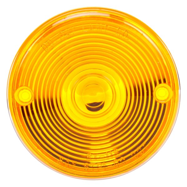 Truck-Lite® - 4" Snap-Fit Yellow Round Snap-Fit Mount Lens for Pedestal Lights