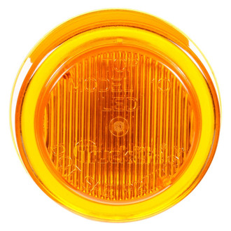 Truck-Lite® - 10 Series 2.5" Yellow Round Grommet Mount LED Clearance Marker Light