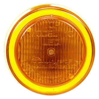 Truck-Lite® - 10 Series 2.5" Yellow Round Grommet Mount LED Clearance Marker Light